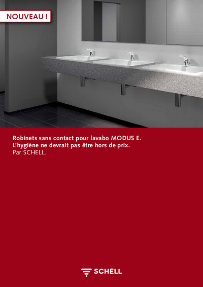 SCHELL infrarouge mitigeur lavabo CELIS E 12310699 chrome, secteur