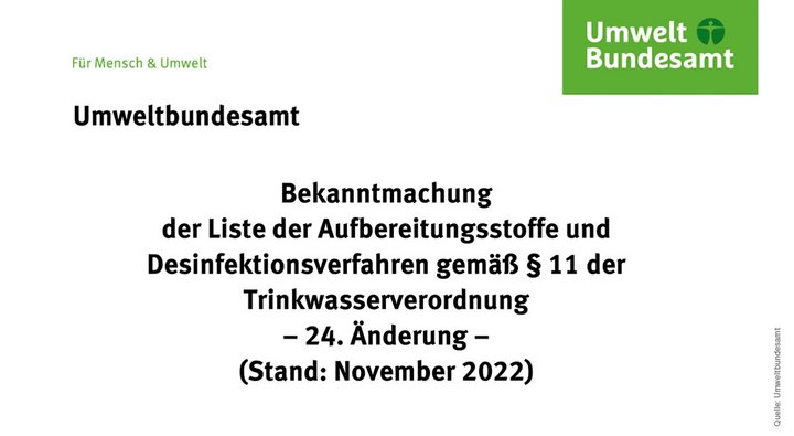 Die Neue Trinkwasserverordnung 2023 Teil 2 – Planung, Errichtung Und ...