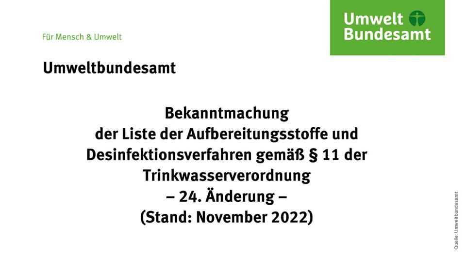 Die Neue Trinkwasserverordnung 2023 Teil 2 – Planung, Errichtung Und ...